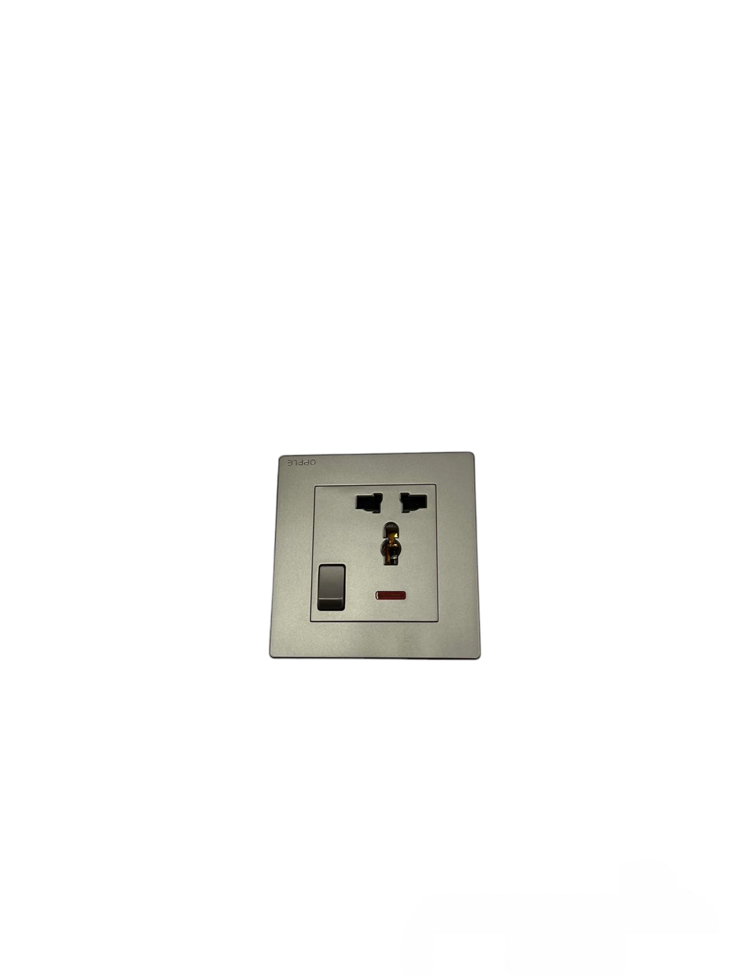 Opple Universal Outlet with Ground 16A 220V with Indicator and Switch Control Gray 16A 220VF021691A