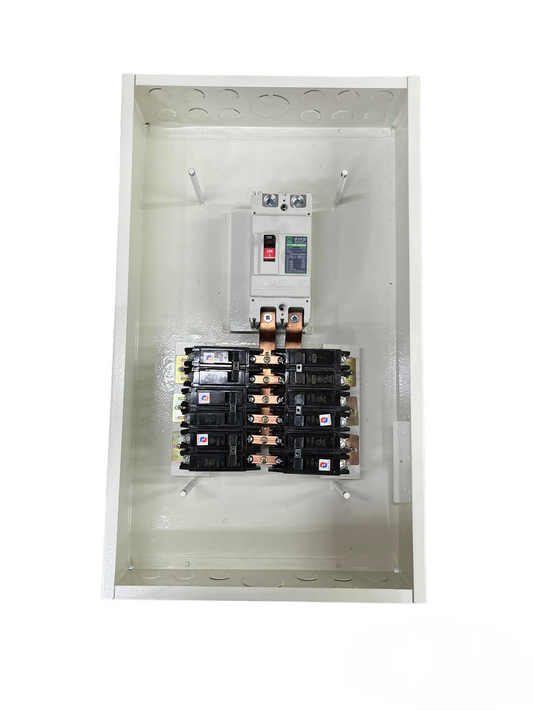 Koten & GE Panel Board 150A 2 Pole Main 250SPS with 6 Branches 2 Pole Bolt On TQC