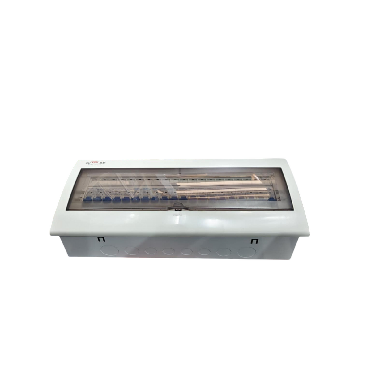 Panel Board 63A 1 Pole Main Miniature Circuit Breaker with 19 Branches 1 Pole Miniature Circuit Breaker 20 Ways Flush Type Panel Box ZY with 20 Bus Bar 1 Pole ( Chint NB1 Breakers)