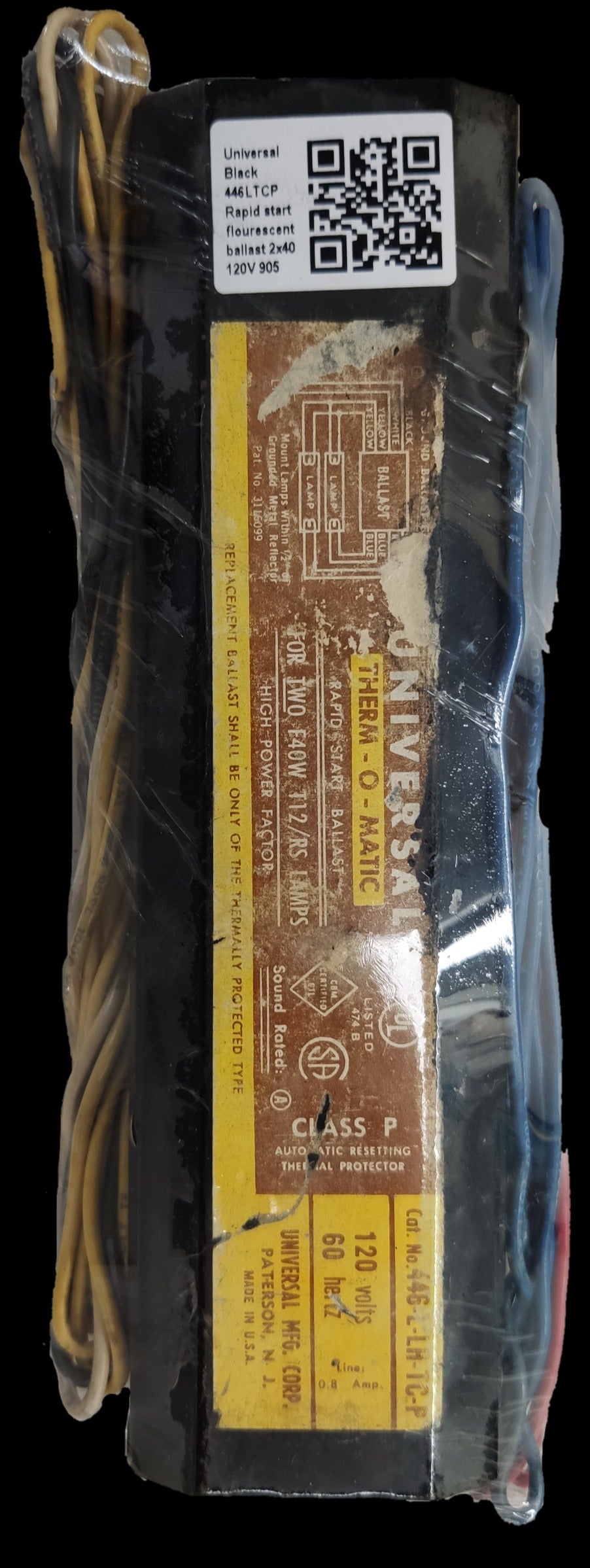 Rapid Start Ballast 2 x 40W, 2x40W 110V AC ( Universal) Classic 446-L-LH-TCP