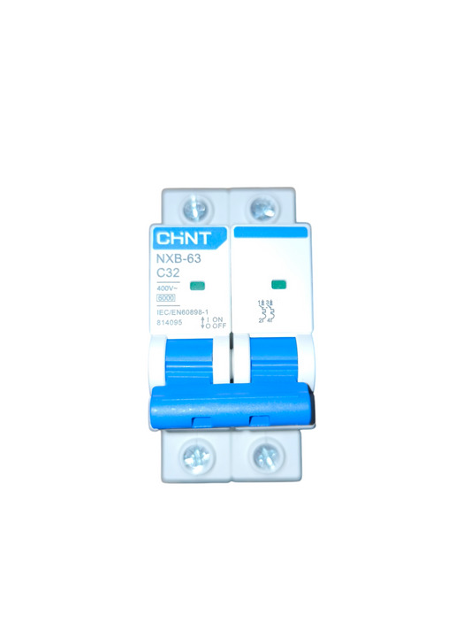 Chint 32A 2P Miniature Circuit Breaker 6 KAIC 220V NXB-63 C32