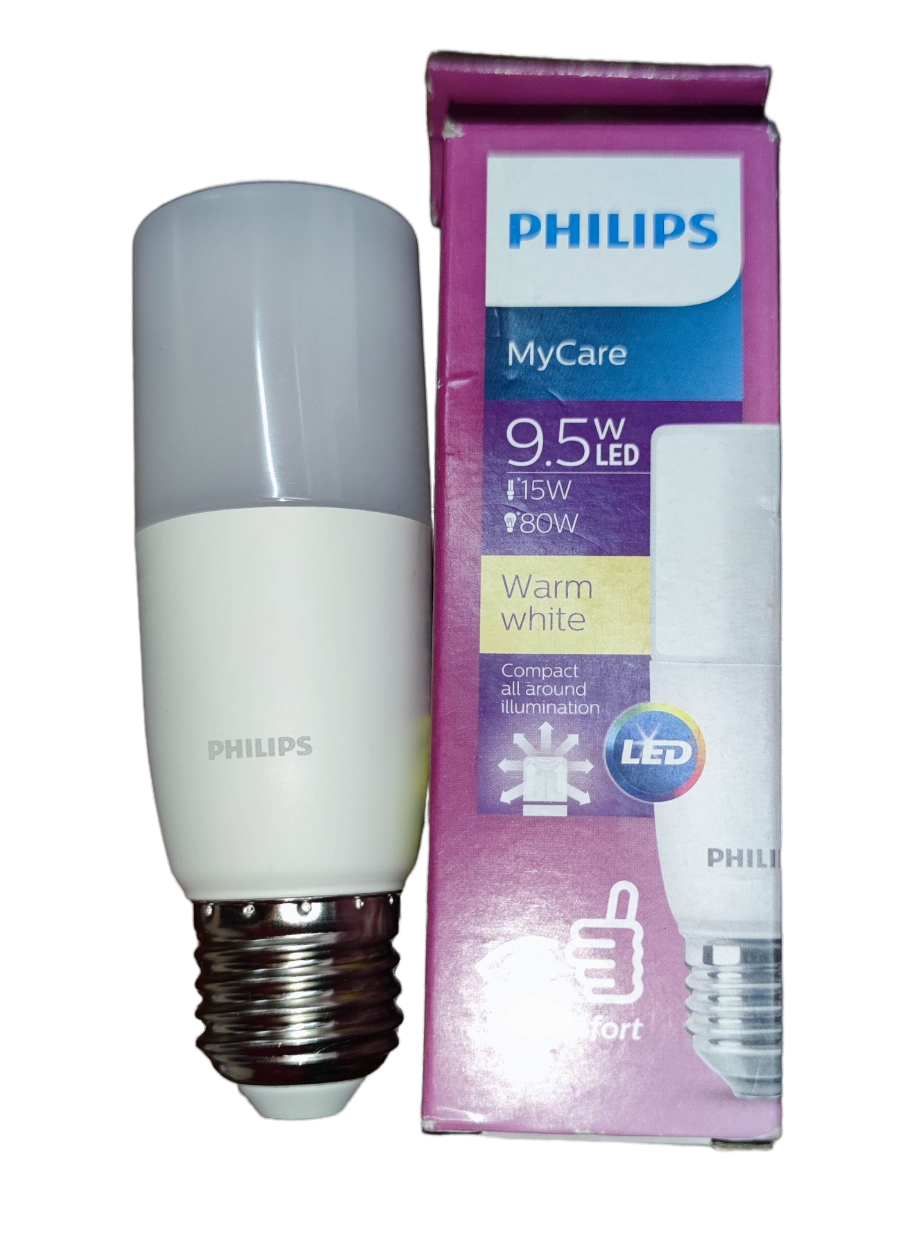 Philips 9.5W LED Stick Bulb 3000K Warm White E27 220V Eye Care