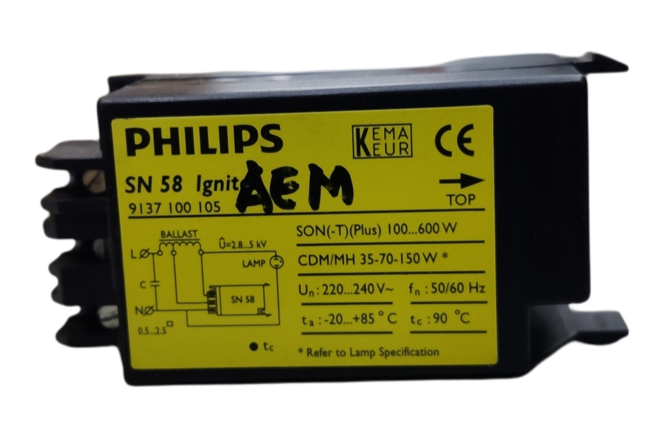 Philips Ignitor SN 58 for SON-T Plus 100-600W 220V CDM/MH35-70-150W