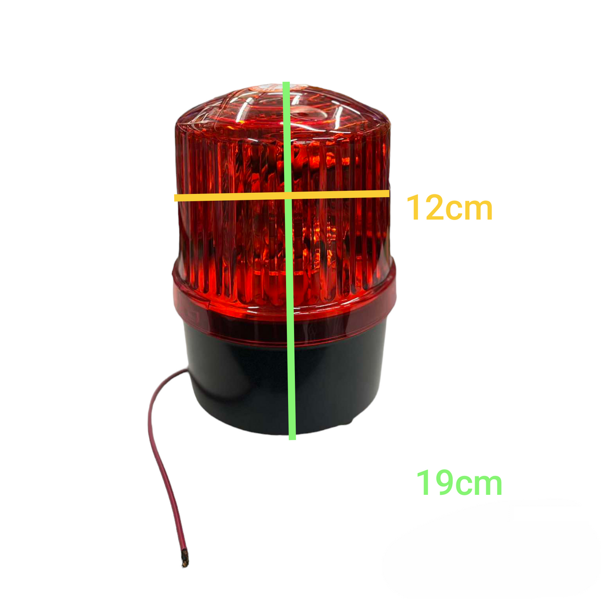 Pentagon Warning Light Revolving Light Available in Amber or Red Color 12V or 24VDC