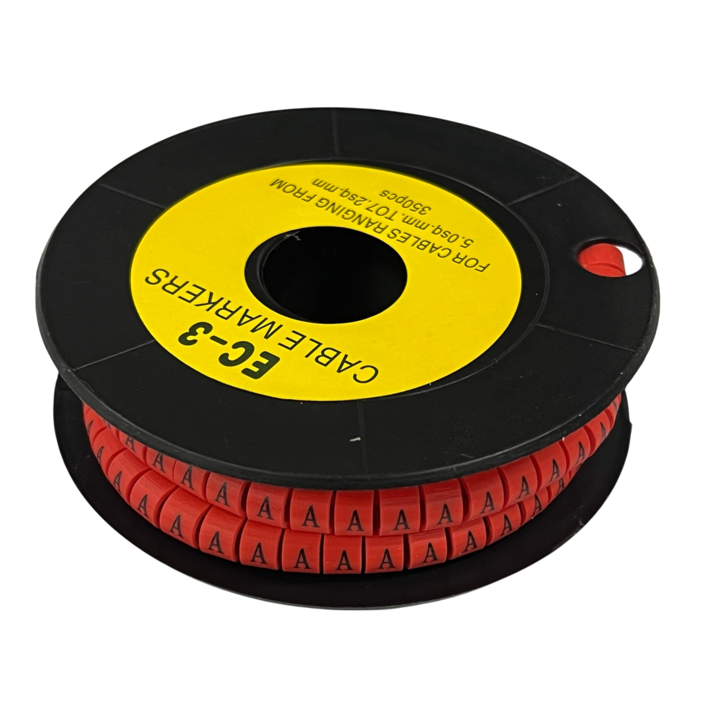 Grippes (A) Cable Marker Red 5.0mm to 7.2mm 350pcs
