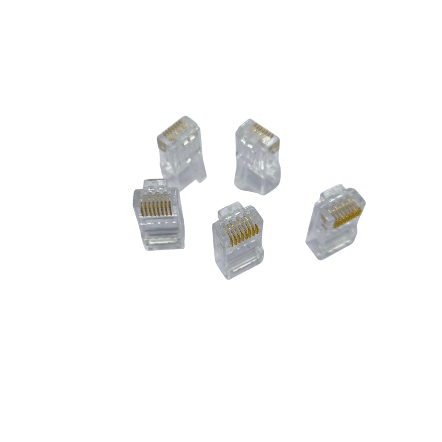 AMP CAT 6E UTP Plug Connector CAT 6 Plastic RJ45 Plug 100 Pcs per Order