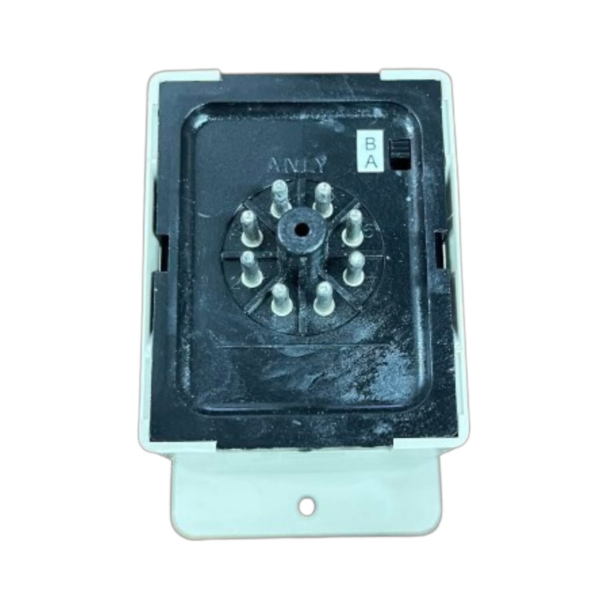 Electrical switch with AMY branding on a white background