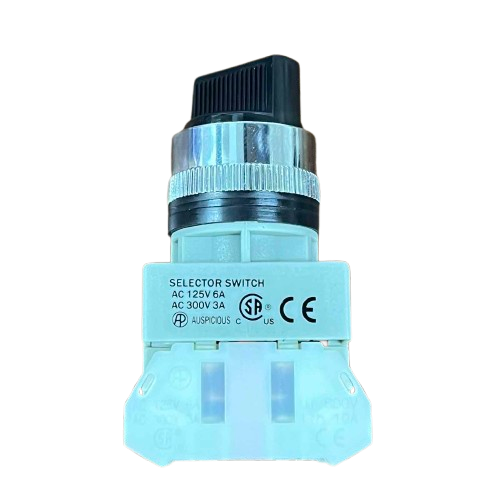 Auspicious 2 Position Selector Switch 22mm 3A 220V AC