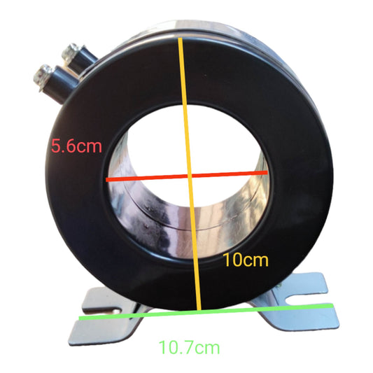 Auspicious 400:5A Current Transformer Type 690V AC YAL-1 JIS C1731 Primary Current 400A Secondary Current 5A Rated Burden 15VA, 400:5 Single Core Current Transformer 400A:5A Current Transformer ACT400/5