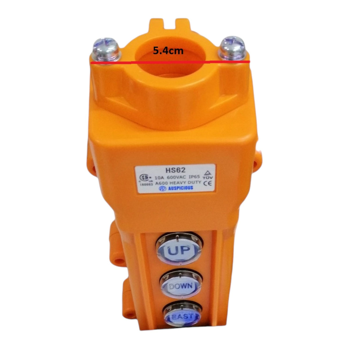 Auspicious Hoist Pushbutton Switch Rainproof 10A 600V Up Down East West H62 Electx Electrical Supply