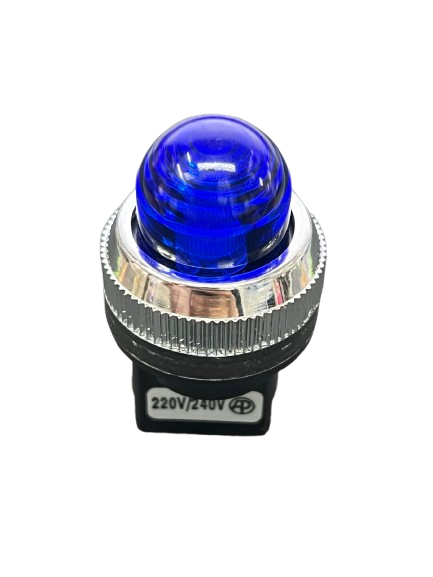 Auspicious Pilot Lamp 25mm Neon Light 220V BLUE