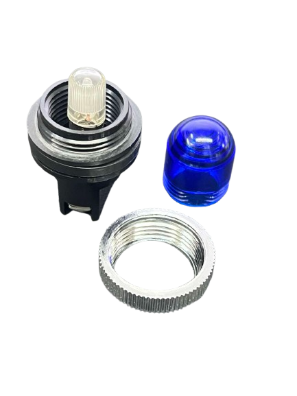 Auspicious Pilot Lamp 25mm Neon Light 220V BLUE