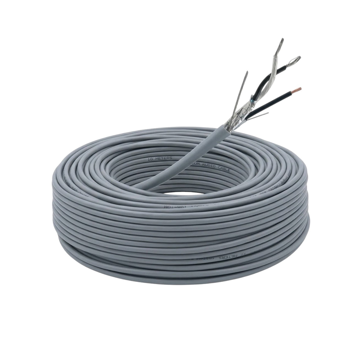 Belden Shielded Data Cable 2 Pairs 4 Cores 24AWG 0.25 mm² 30 m Silver Sheath Polyvinyl Chloride 8719
