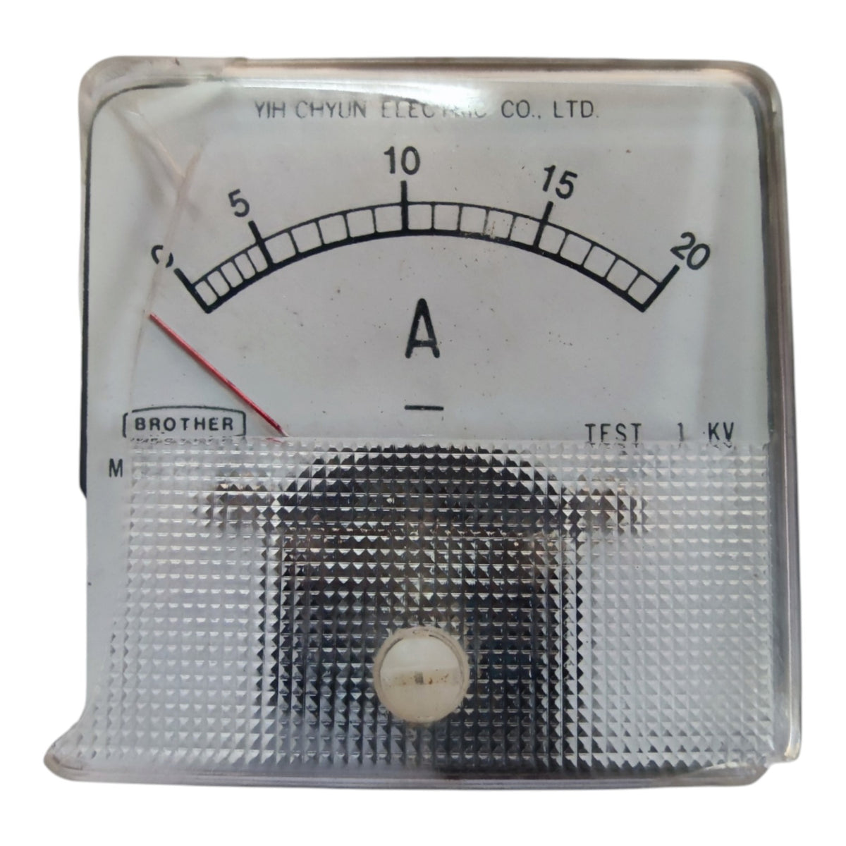 Brother 20A DC Panel Meter 60mmx60mm Analog Panel Meter YH-60P20ADC I Electx Electrical Supply