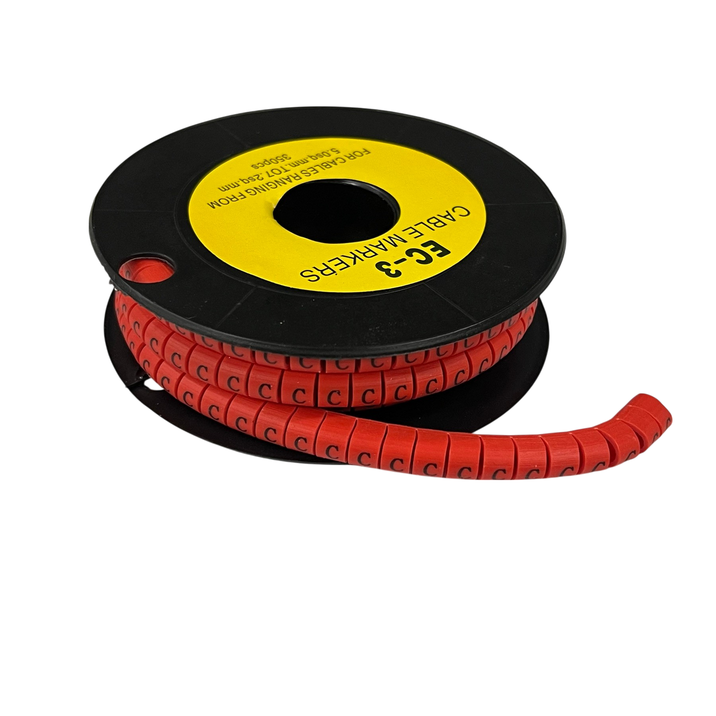 Grippes (C) Cable Marker Red 5.0mm to 7.2mm 350pcs