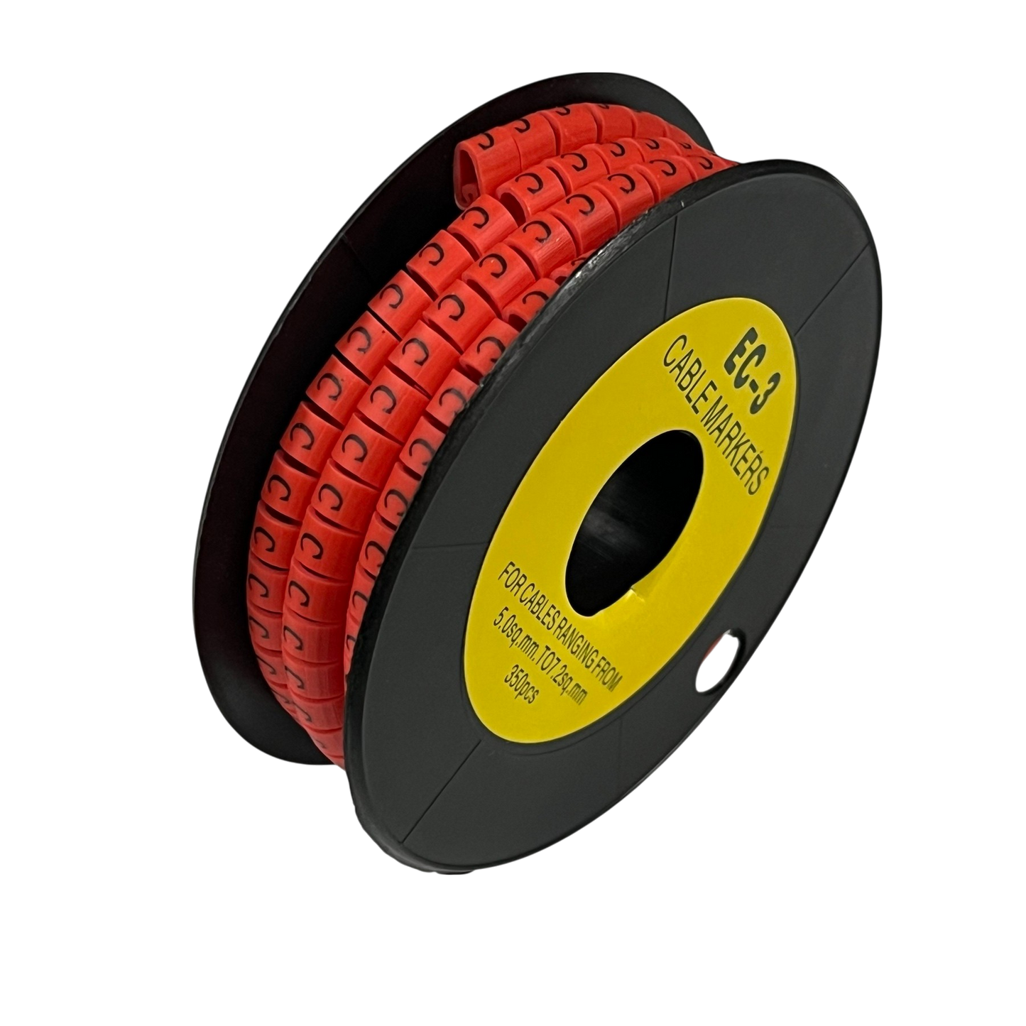 Grippes (C) Cable Marker Red 5.0mm to 7.2mm 350pcs