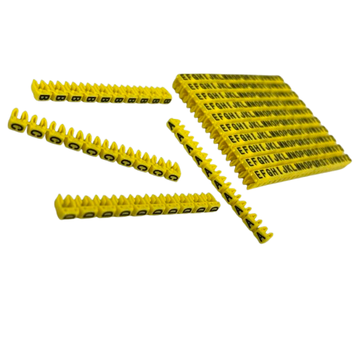 Cable Marker Clip On Type A-Z 3.0-4.0mm Yellow 260PC