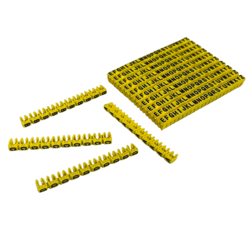 Cable Marker Clip On Type A-Z 3.0-4.0mm Yellow 260PC