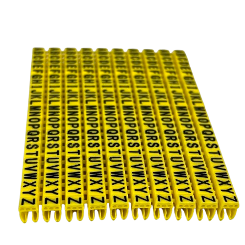 Cable Marker Clip On Type A-Z 3.0-4.0mm Yellow 260PC