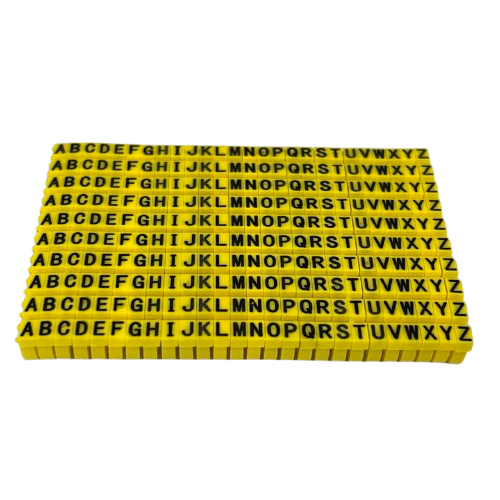Cable Marker Clip On Type A-Z 3.0-4.0mm Yellow 260PC