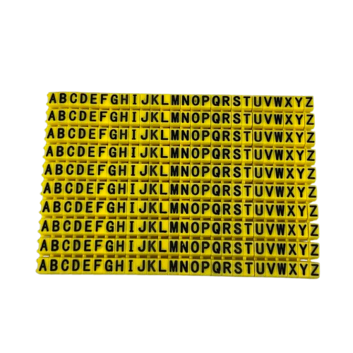 Cable Marker Clip On Type A-Z 3.0-4.0mm Yellow 260PC