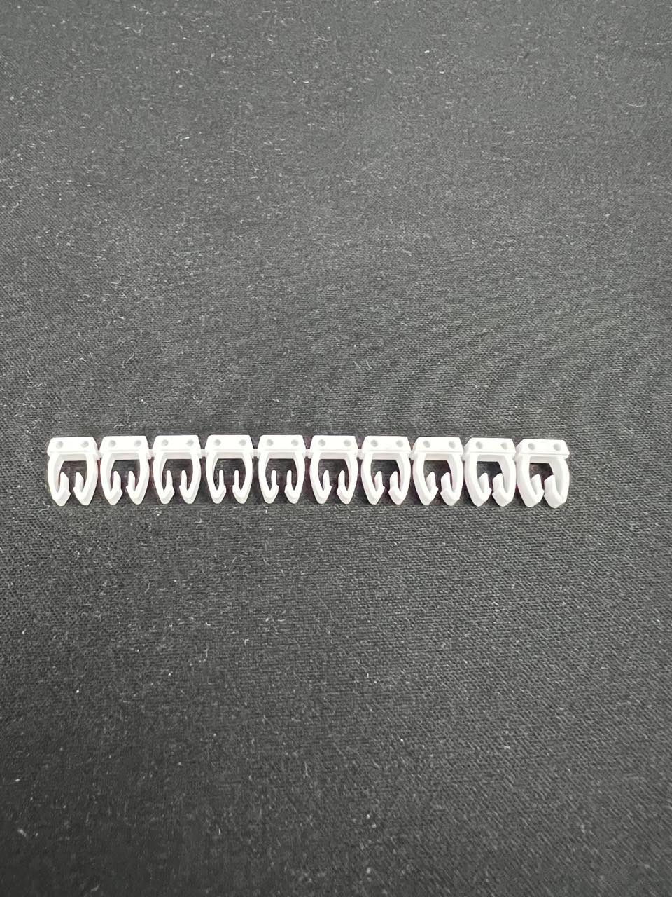 Cable Marker Clip On Type A-Z 4.0-5.5mm White 260PC