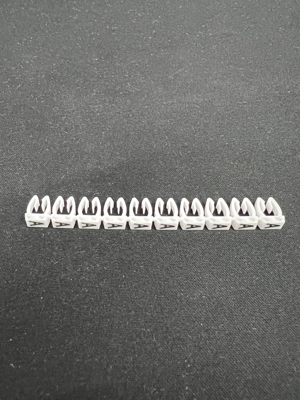 Cable Marker Clip On Type A-Z 4.0-5.5mm White 260PC