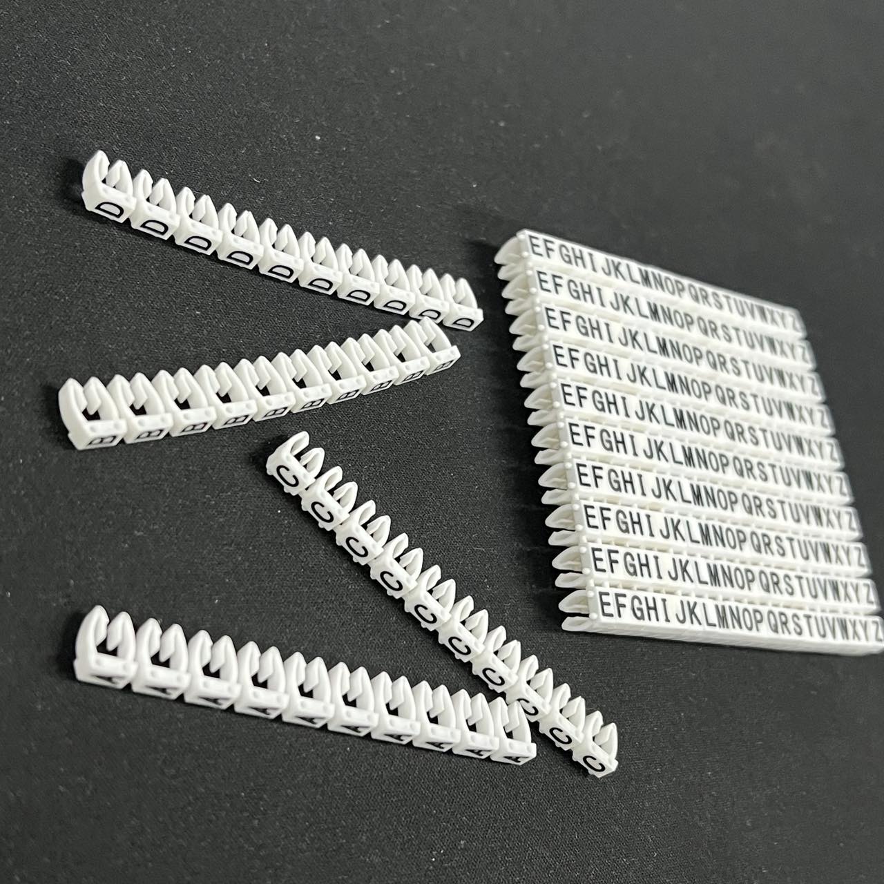 Cable Marker Clip On Type A-Z 4.0-5.5mm White 260PC