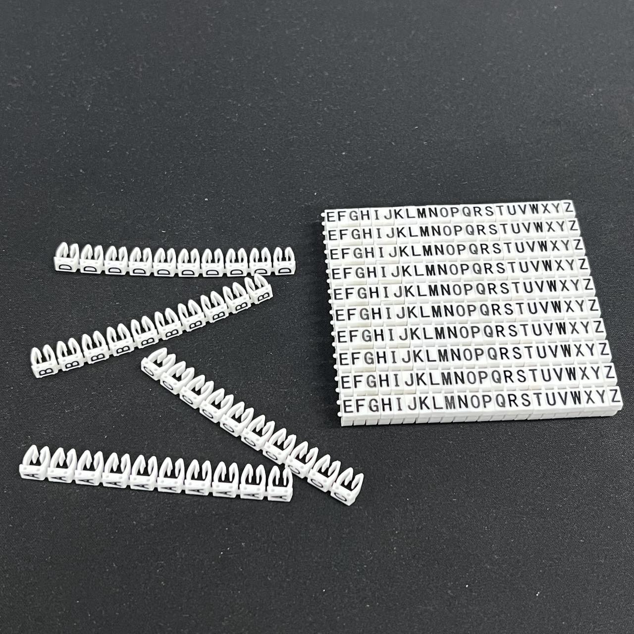 Cable Marker Clip On Type A-Z 4.0-5.5mm White 260PC