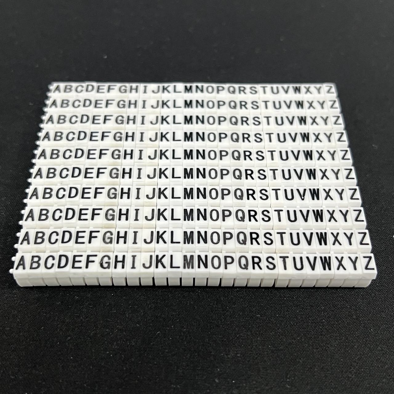 Cable Marker Clip On Type A-Z 4.0-5.5mm White 260PC