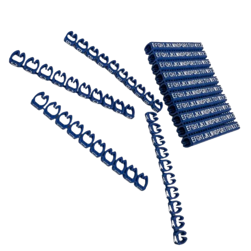 Cable Marker Clip On Type AZ 5.5-7.5mm Blue 260PC