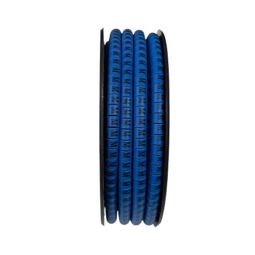 Cable (M) Marker 2.6mm to 4.2mm 1000pcs Blue EC-1B
