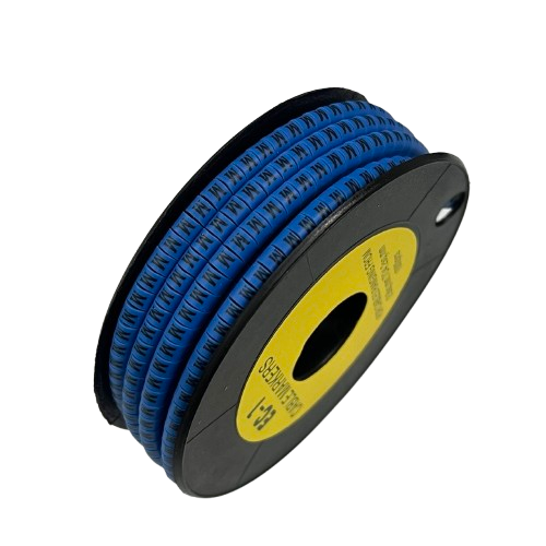 Cable (M) Marker 2.6mm to 4.2mm 1000pcs Blue EC-1B