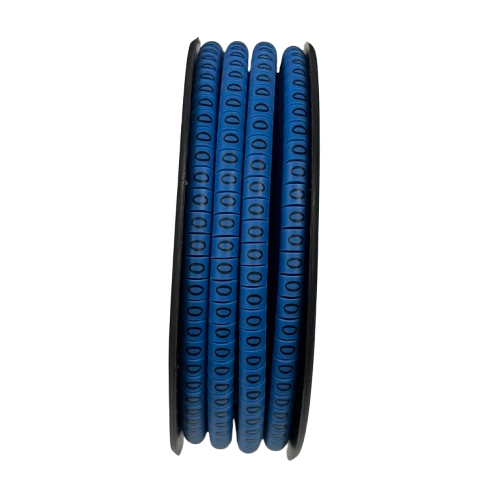 Cable (O) Marker 2.6mm to 4.2mm 1000pcs Blue EC-1B