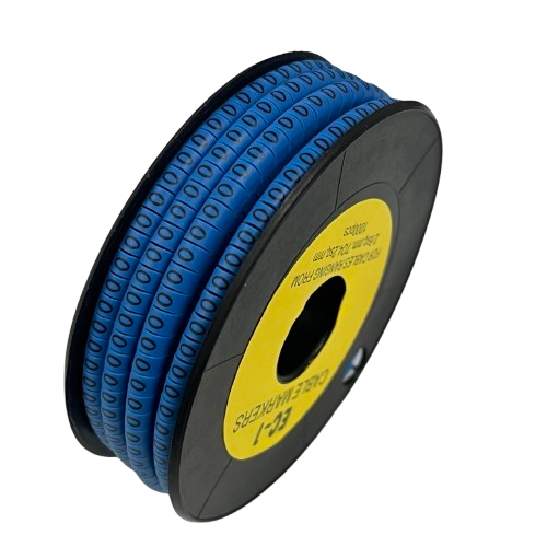Cable (O) Marker 2.6mm to 4.2mm 1000pcs Blue EC-1B