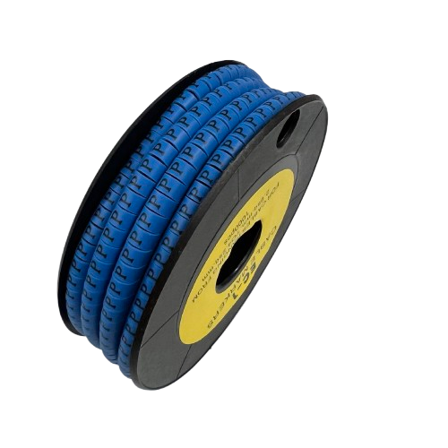 Cable (P) Marker 2.6mm to 4.2mm 1000pcs Blue EC-1B