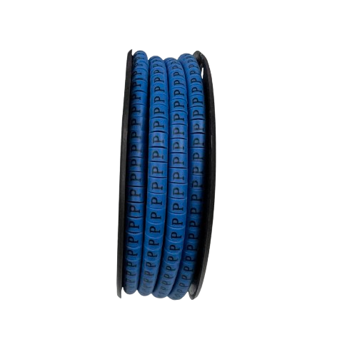 Cable (P) Marker 2.6mm to 4.2mm 1000pcs Blue EC-1B