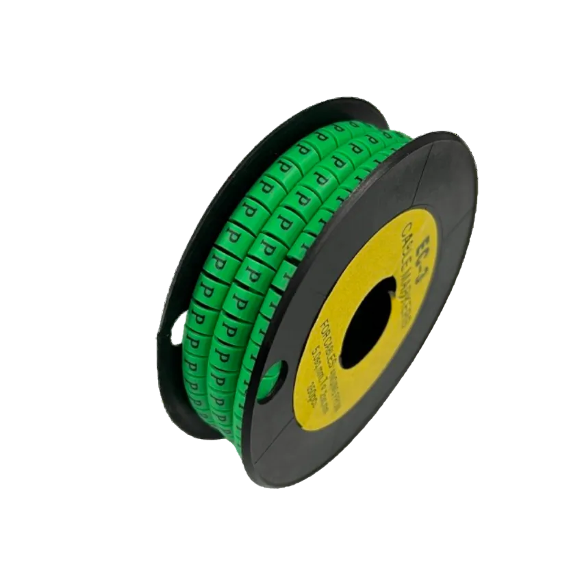 Cable (P) Marker 5.0mm to 7.2mm EC-3G 350pcs Green Wire Tagging