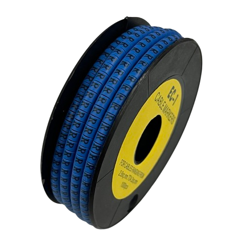 Cable (R) Marker 2.6mm to 4.2mm 1000pcs Blue EC-1B