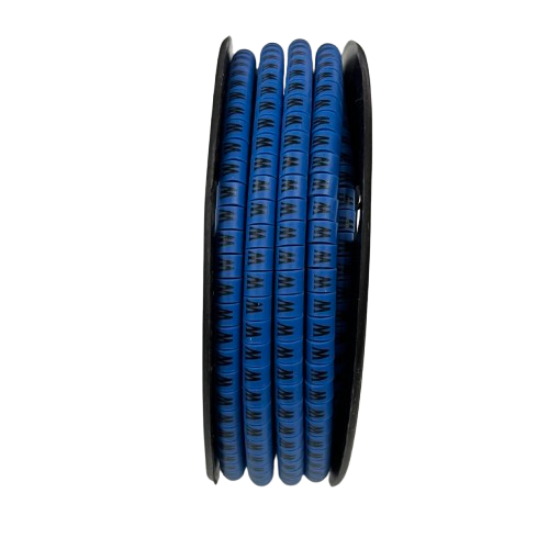 Cable (W) Marker 2.6mm to 4.2mm 1000pcs Blue EC-1B