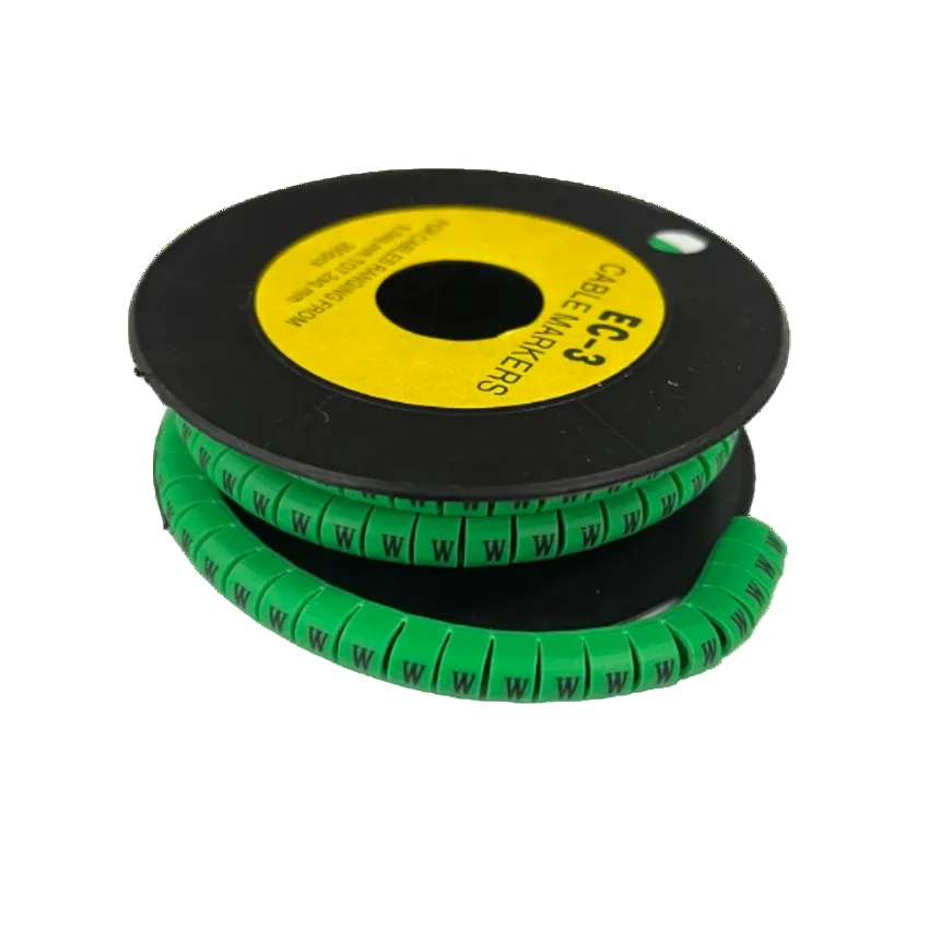 Cable (W) Marker 5.0mm to 7.2mm EC-3G 350pcs Green Wire Tagging