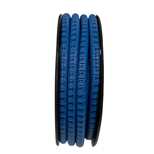 Cable (X) Marker 2.6mm to 4.2mm 1000pcs Blue EC-1B