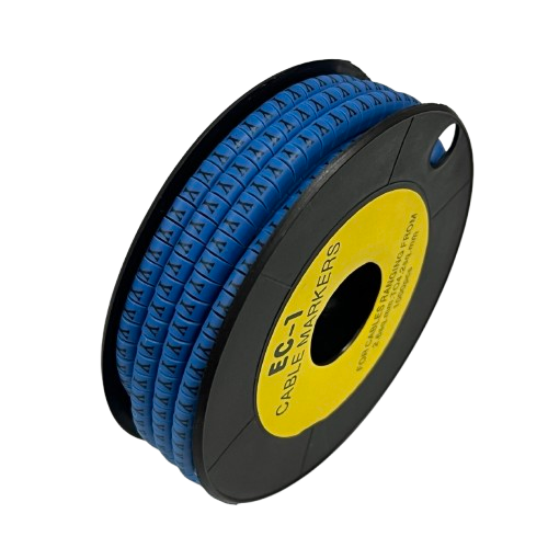 Cable (Y) Marker 2.6mm to 4.2mm 1000pcs Blue EC-1B