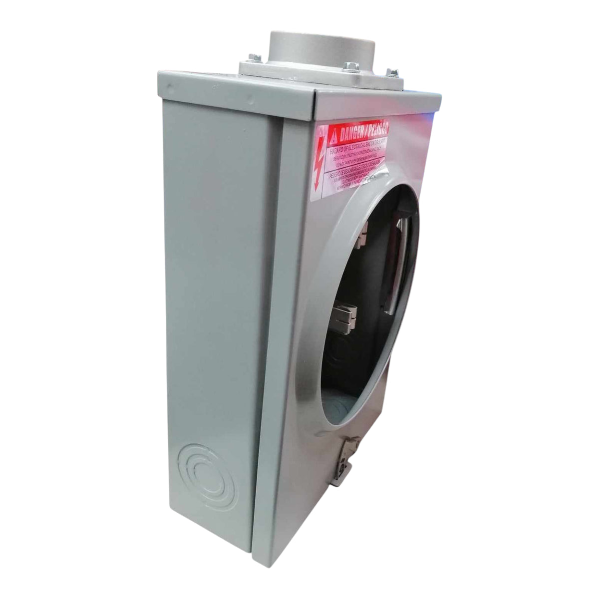 Cirtech KWH Meter Base 5 Jaws Square Type 1 1/4 inches Hub Size Max 200A