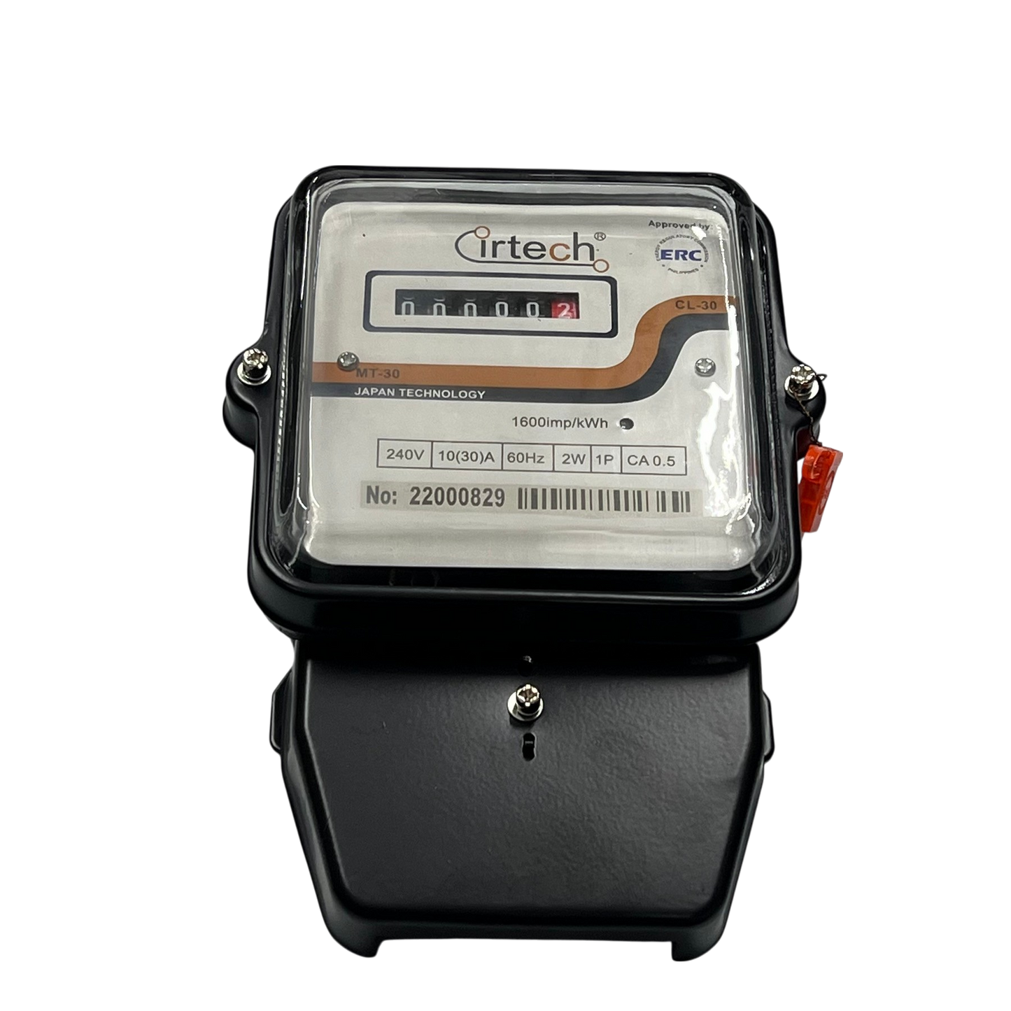 Cirtech KWH Meter 10(30A) 2W Single Phase, Submeter 2 Wire Single Phase Analog