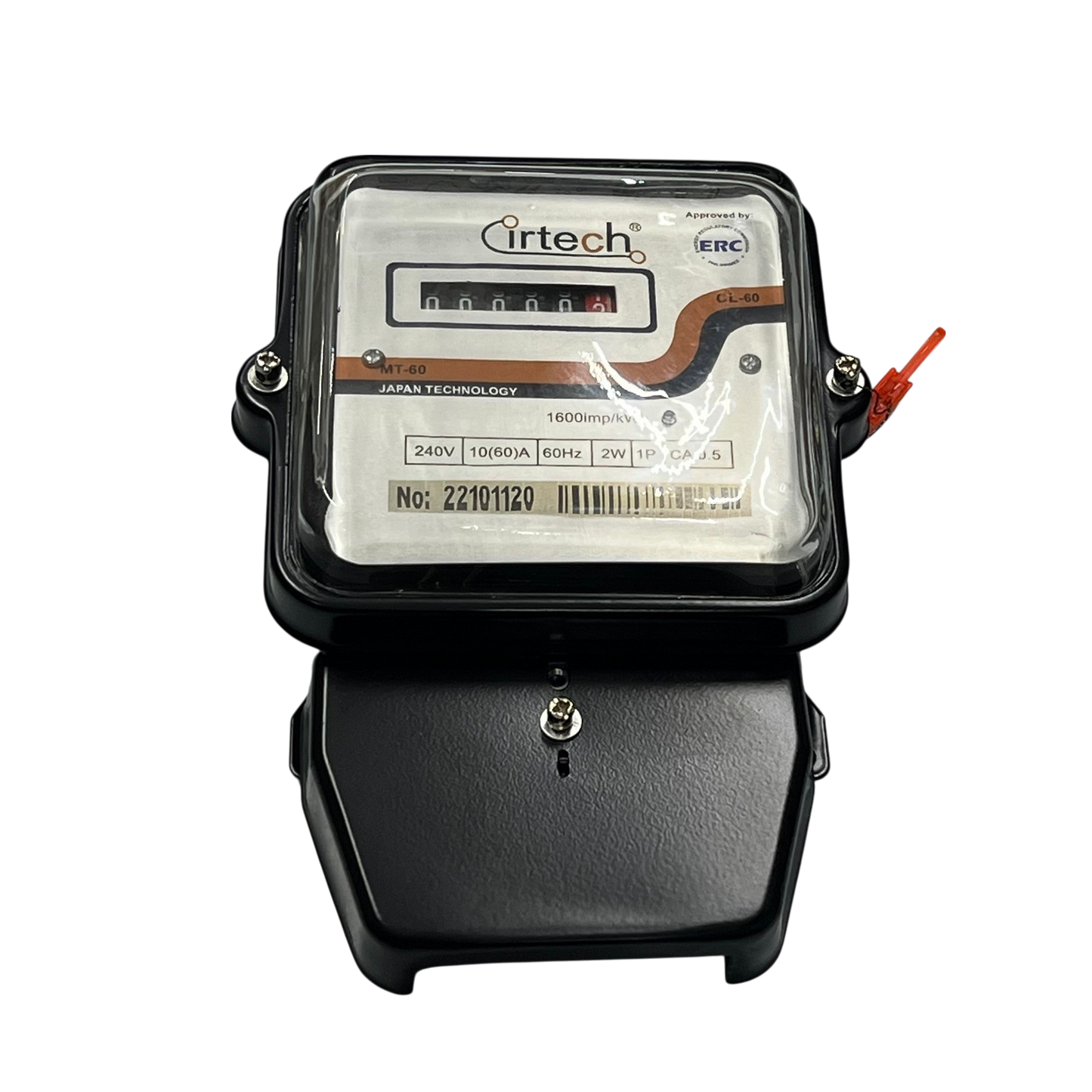 Cirtech KWH Meter 60A 2W Single Phase Submeter 2 Wire Single Phase Analog