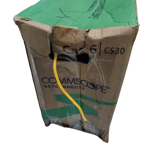 Comscope CAT6 UTP 300 Meters, LAN Cable, Ethernet Cable, Data Cable, Internet Cable, CAT 6 Cable Yellow Electx Electrical Supply
