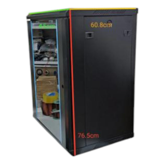 Data Cabinet 15U Server Rack Network Cabinet 76.5cm x 60cm x 60cm