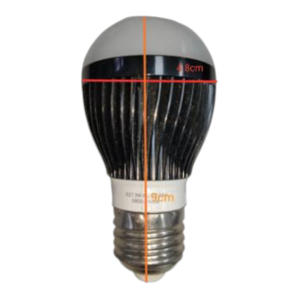 Denko 12V DC 3W LED Bulb E27 6500K Daylight with Aluminum Heat Sink