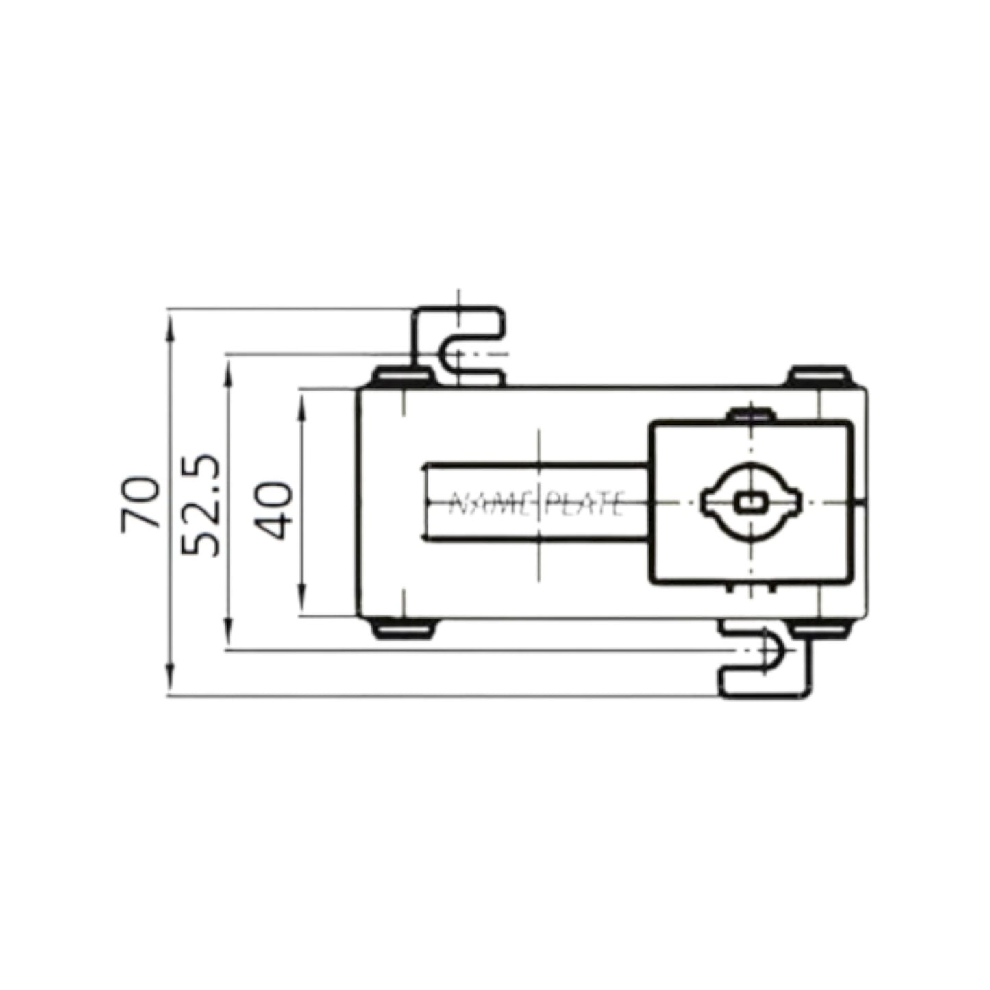 Dixsen 100:5A Split Core Current Transformer Class 1 Burden 1.5 Window Size 20 x 30mm DBP-23 100:5